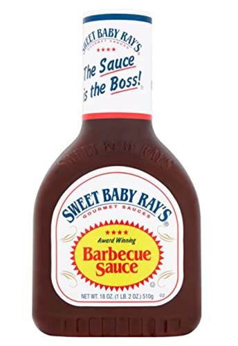 Sweet Baby Ray's Original BBQ Sauce | Original Gourmet Barbacoa Salsa perfecta para recetas familiares | Paquete de 3 x 510 g